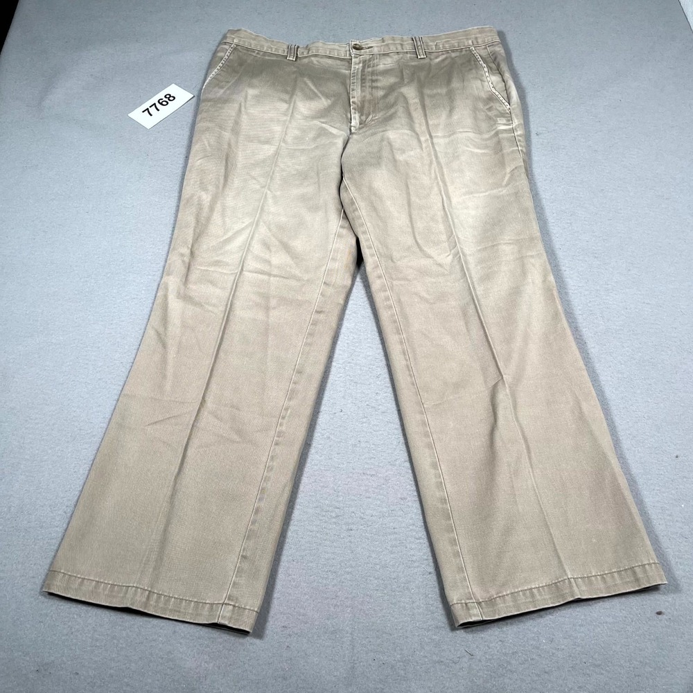 Levi's Pants Mens 38x29 Beige Cotton Straight Leg Flat Front Casual Streetwear